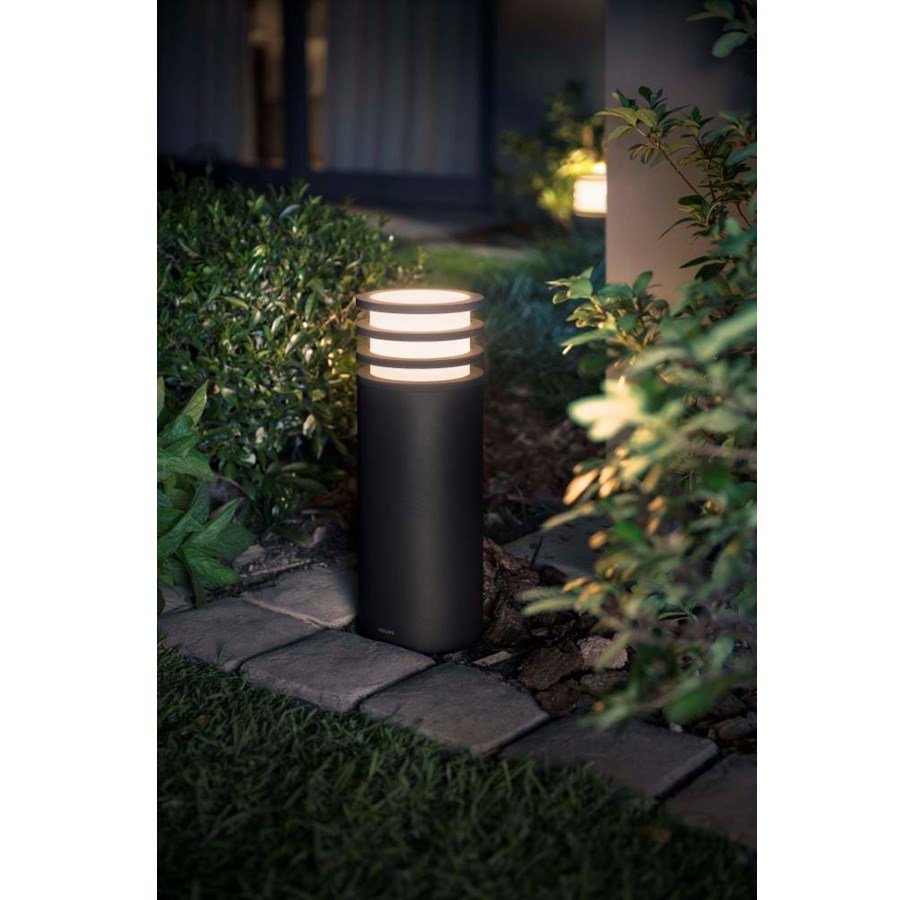 Philips Hue White Lucca Outdoor Smart Pedestal Light