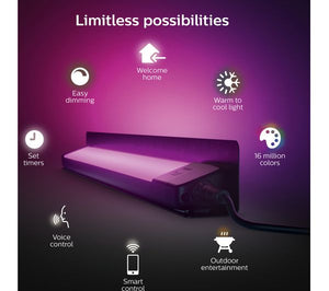 Philips Hue White and colour ambience Amarant Linear Outdoor Smart Light