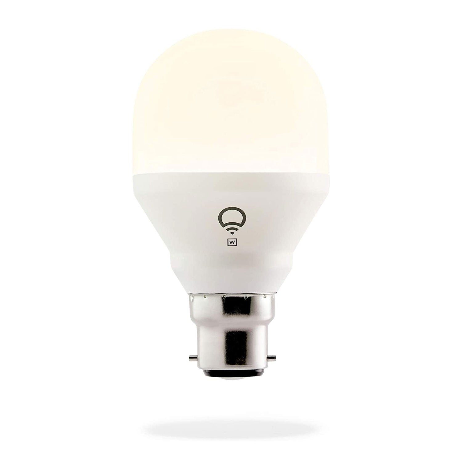 LIFX Mini light bulb emitting a white light