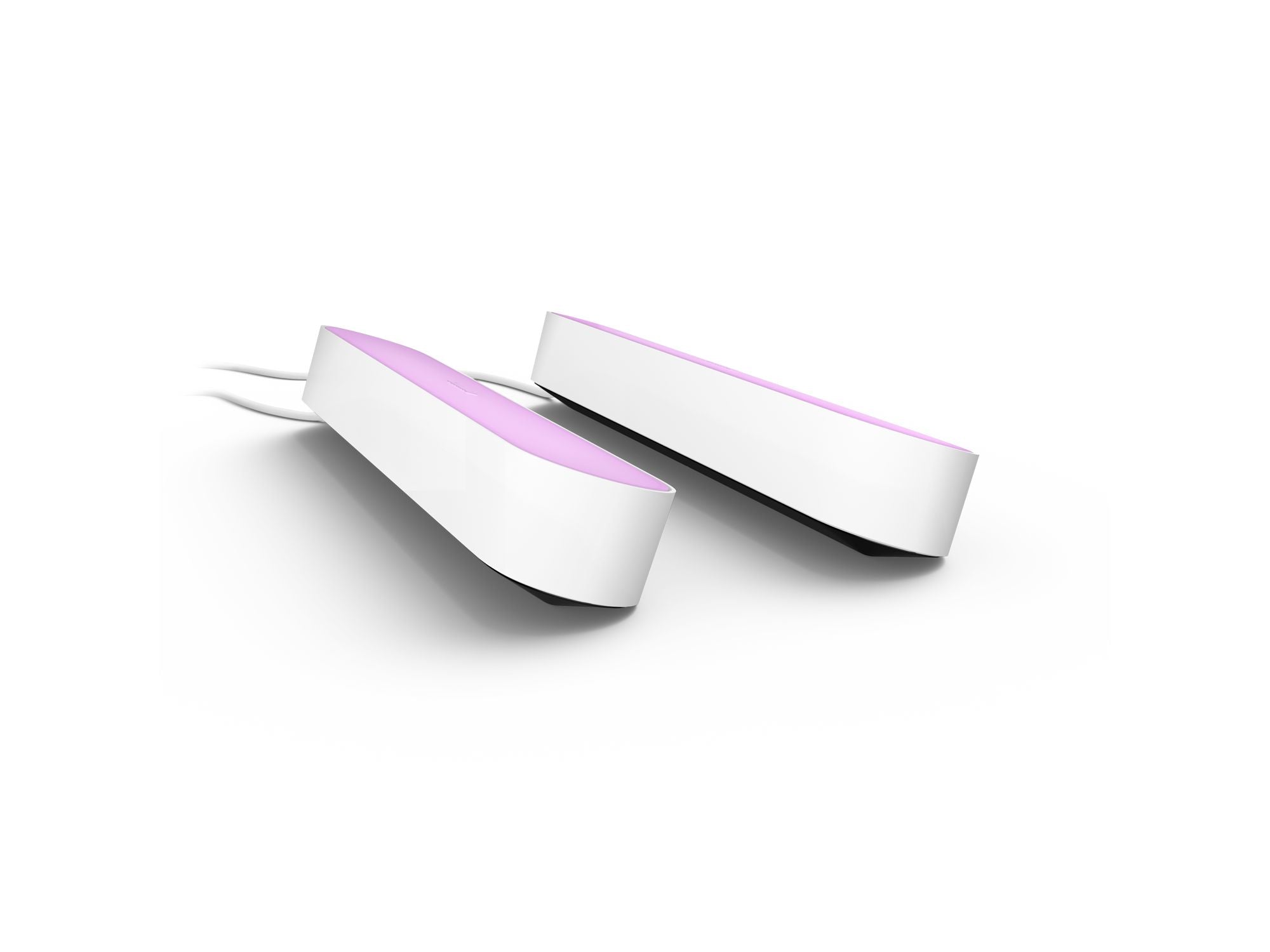 Philips Hue White and Colour Ambience Play Light Bar Double Pack - White