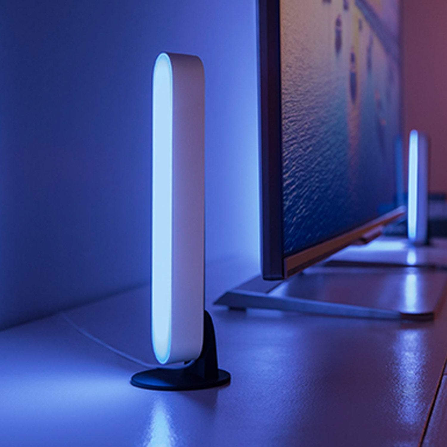 Philips Hue White and Colour Ambience Play Light Bar Double Pack - White